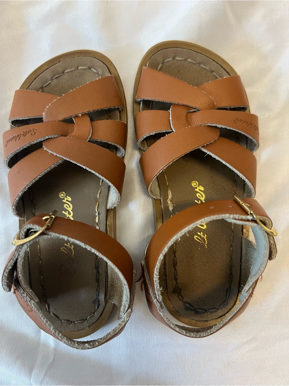 Salt Water Original Tan Brown Sandals Children’s Size 8